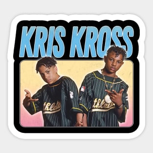 Kris Kross \/\/ 90s Aesthetic Fan Art Design Sticker